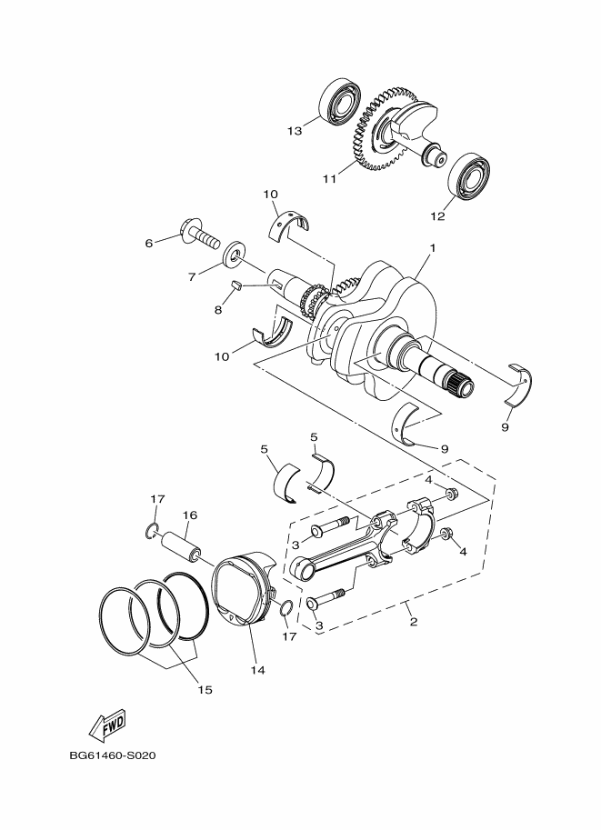 Crank Shaft Piston