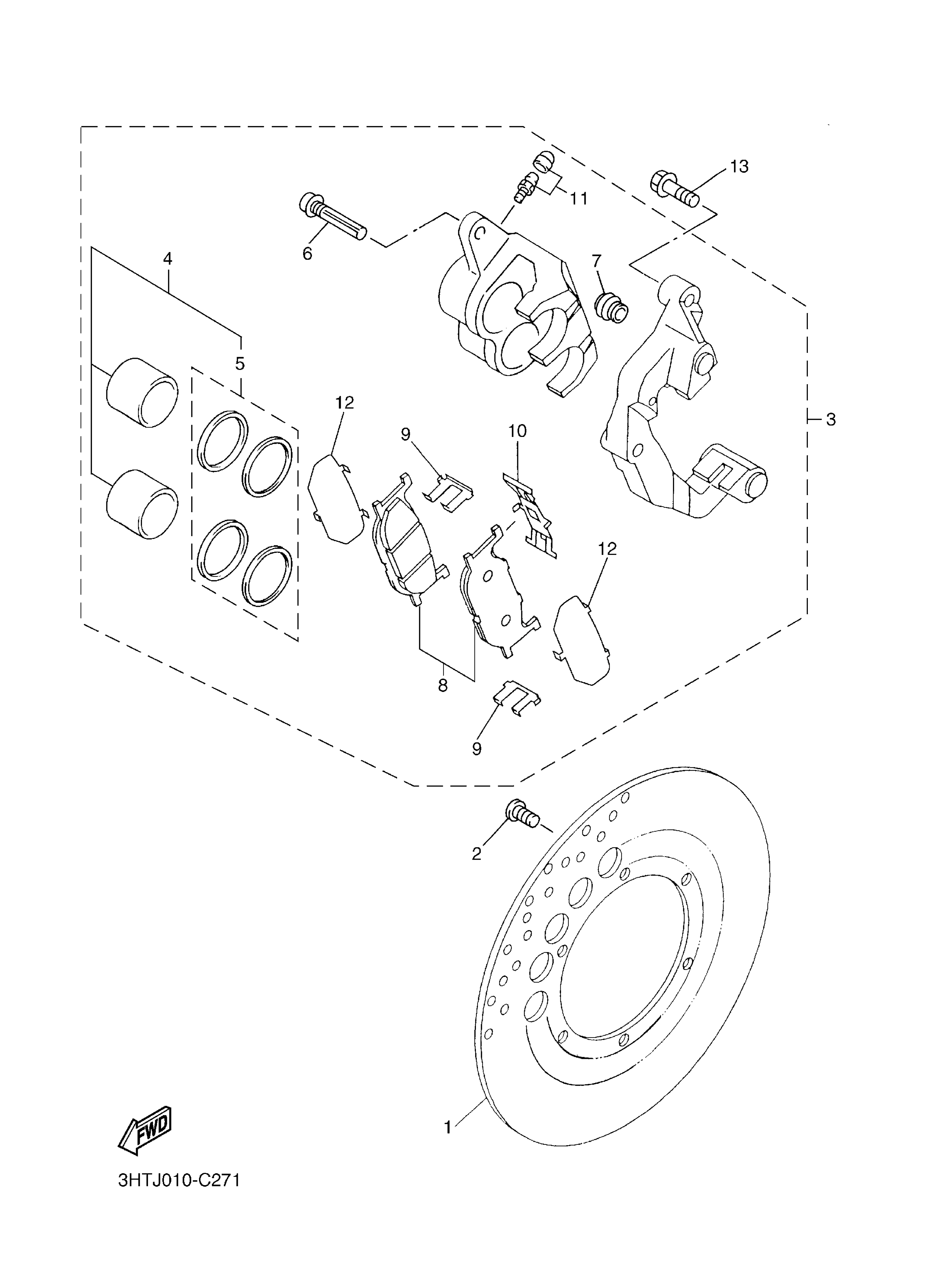Front Brake Caliper