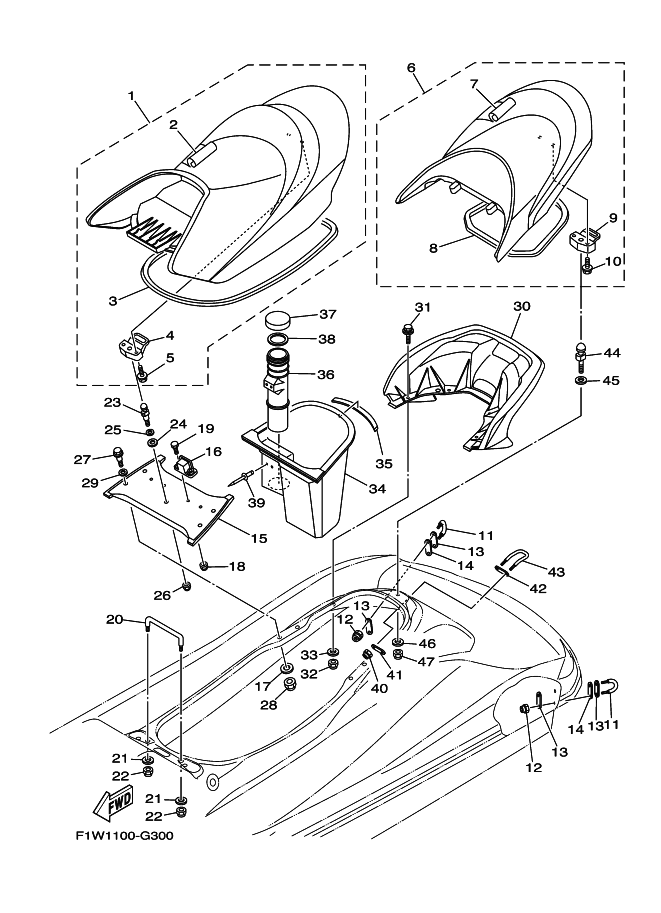Seat & Under Locker