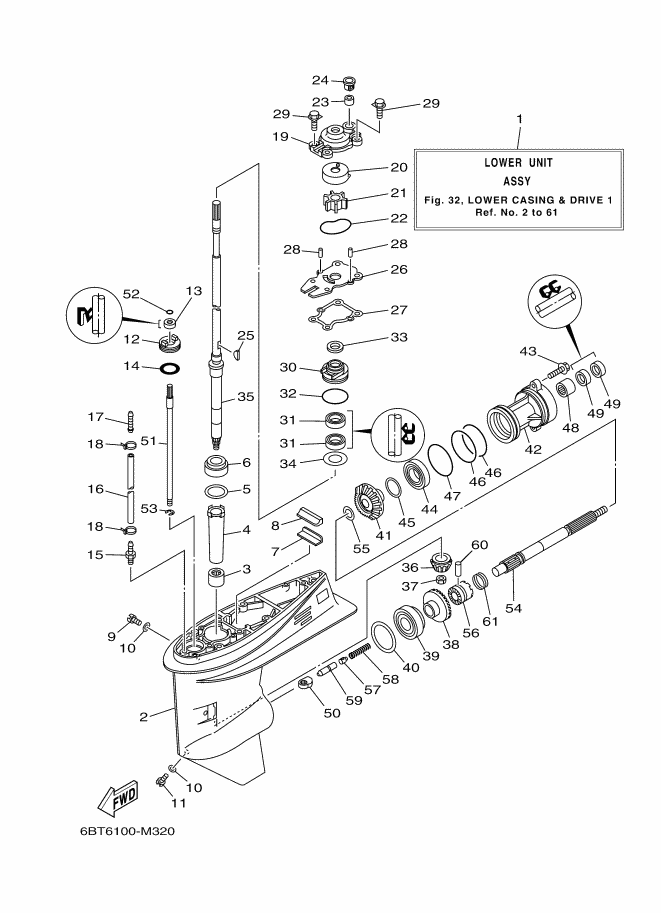 Lower Casing & Drive