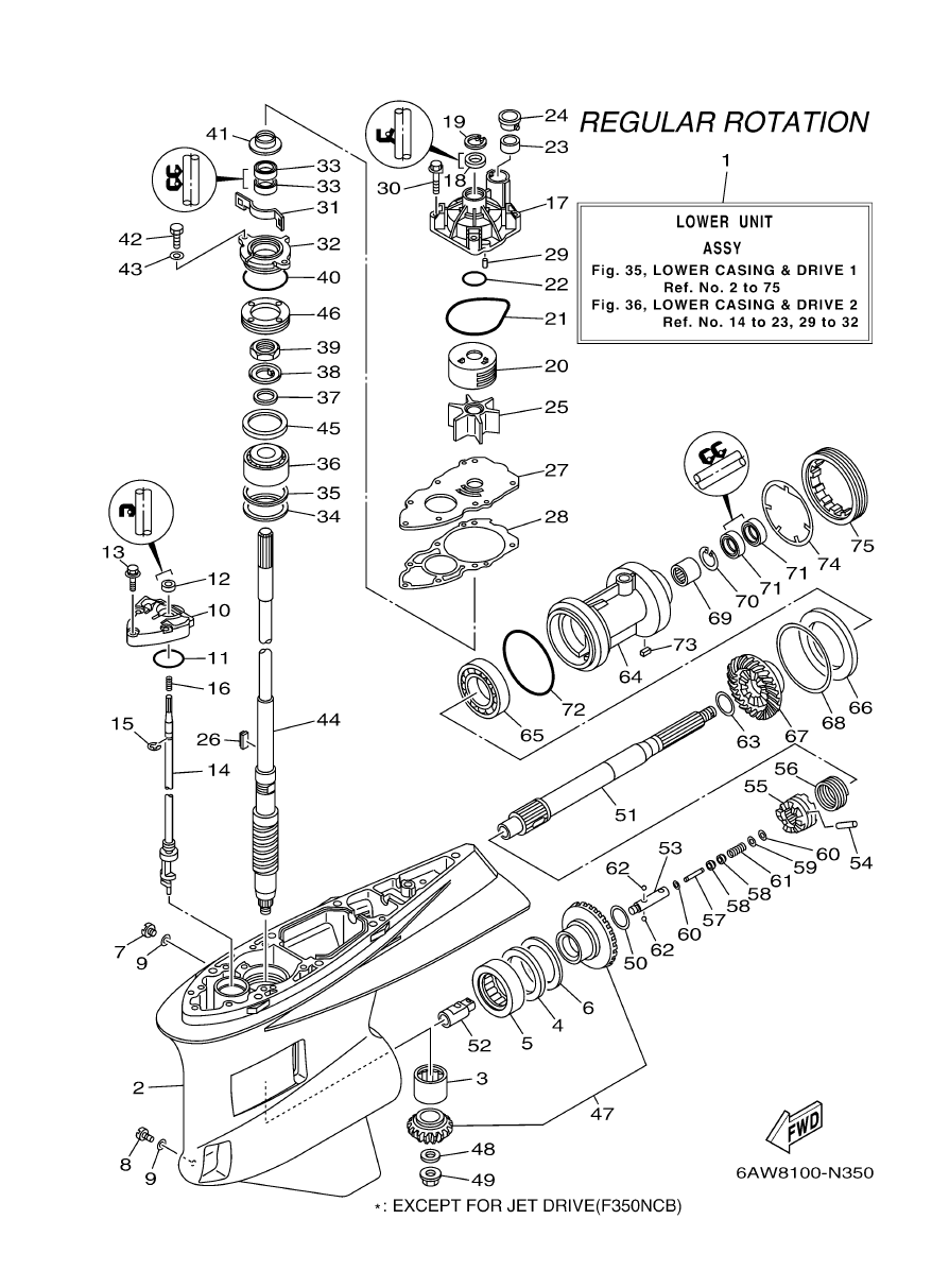 Lower Casing & Drive