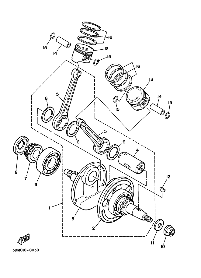 Engine Crankshaft Piston