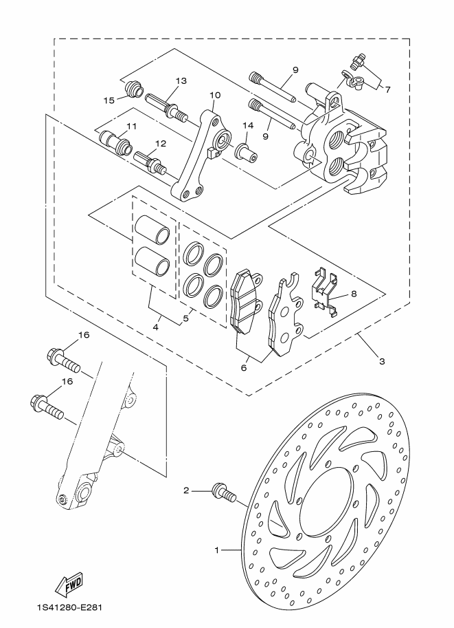 Front Brake Caliper