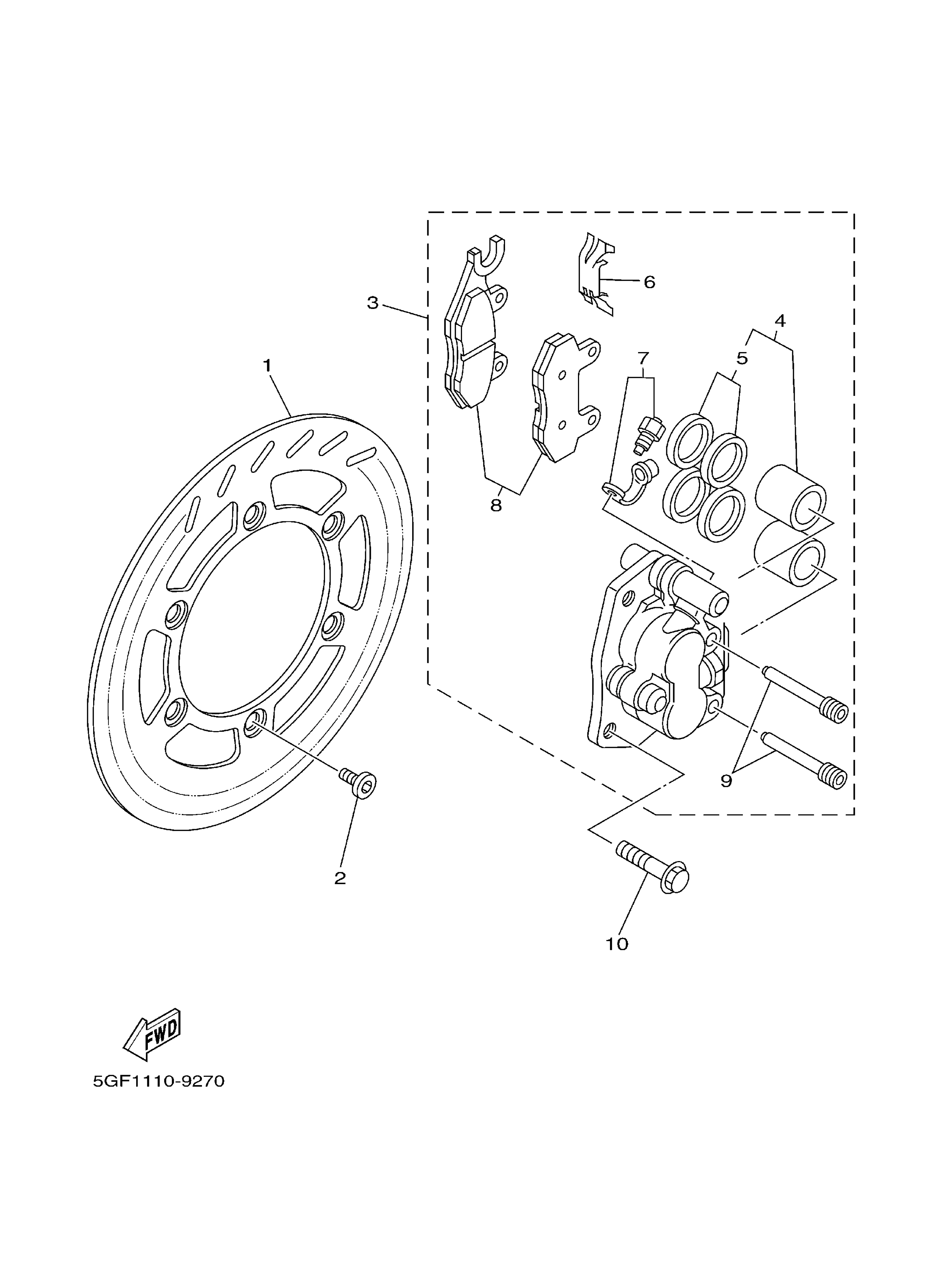 Front Brake Caliper