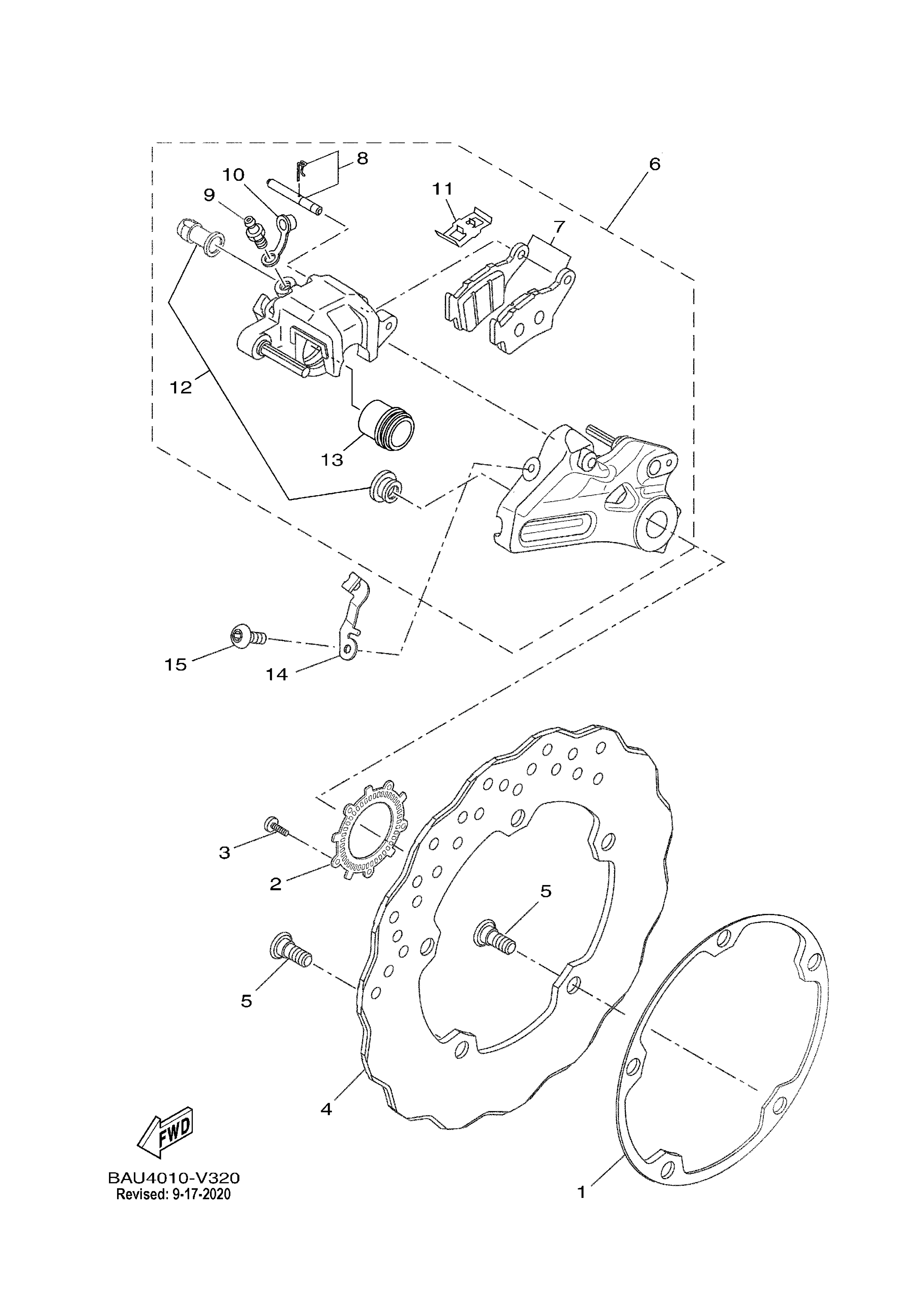 Rear Brake Caliper