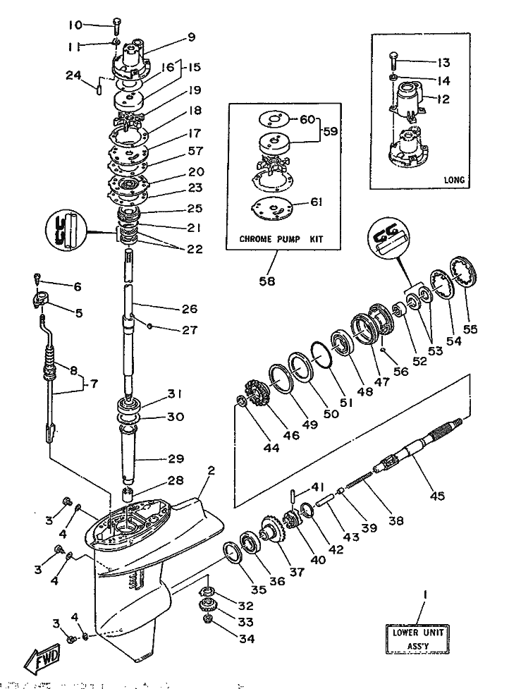 Lower Casing & Drive