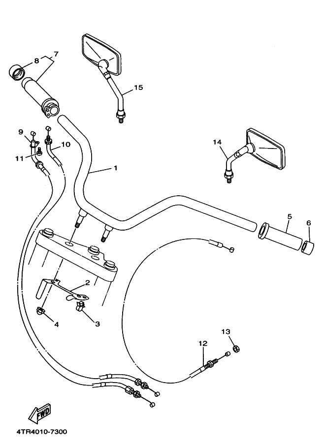 Steering Handle, Cable