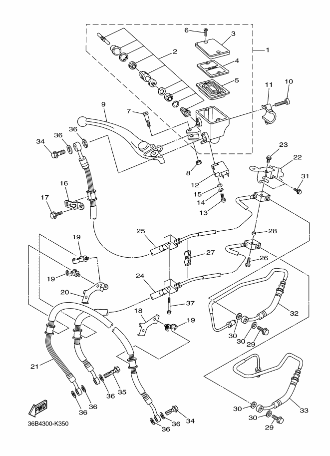 Master Cylinder Front