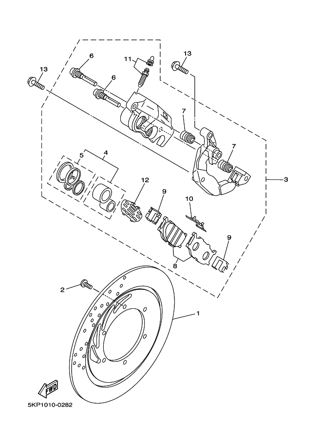 Front Brake Caliper