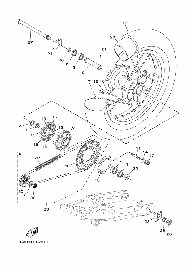 Rear Wheel