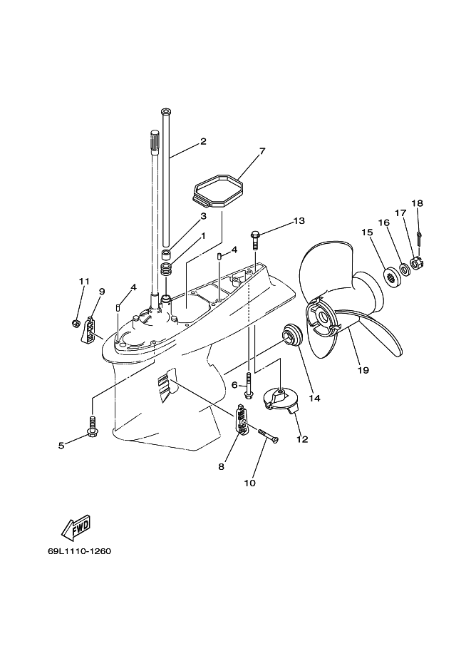 Unidad de carcasa inferior