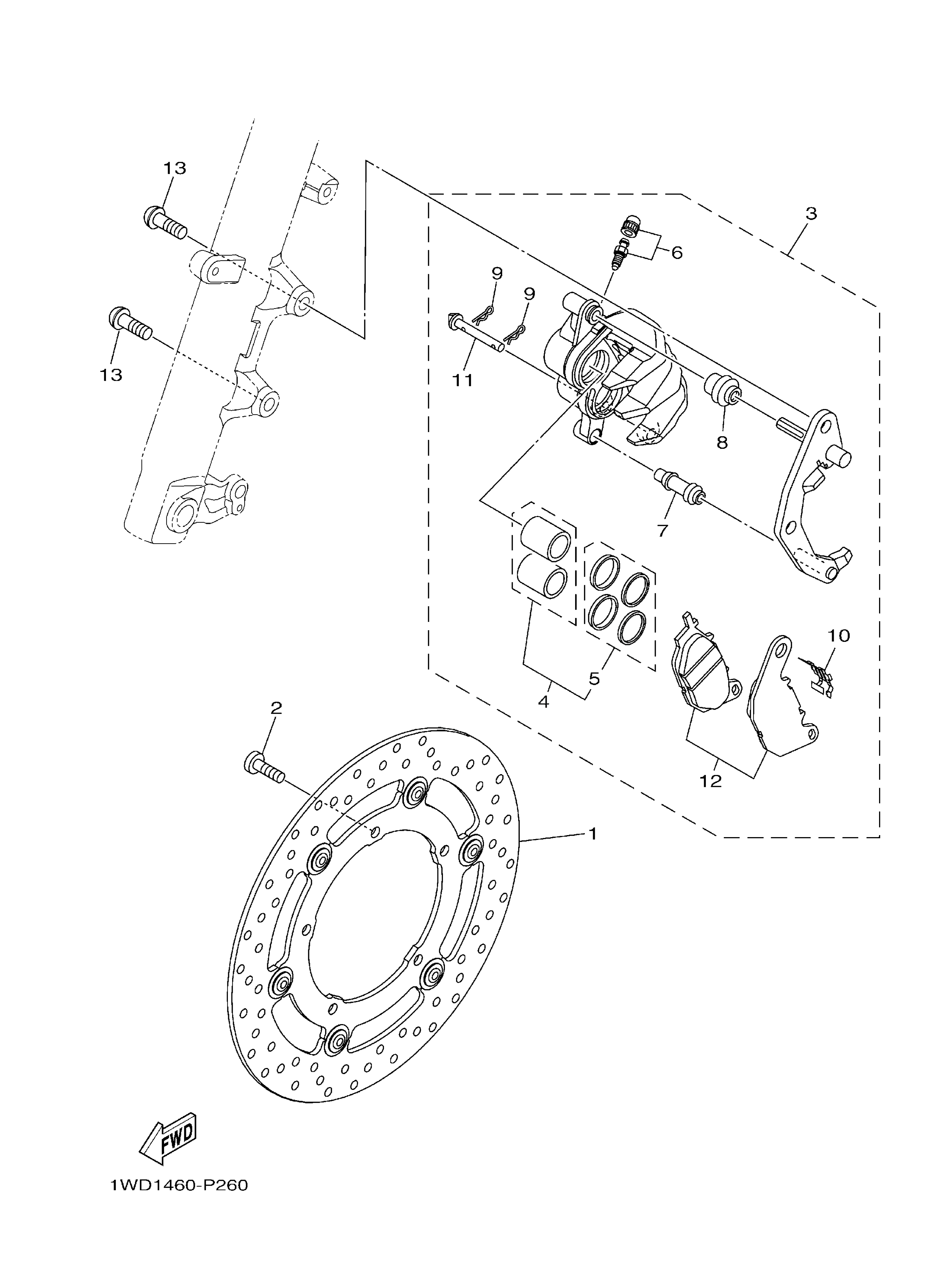 Front Brake Caliper