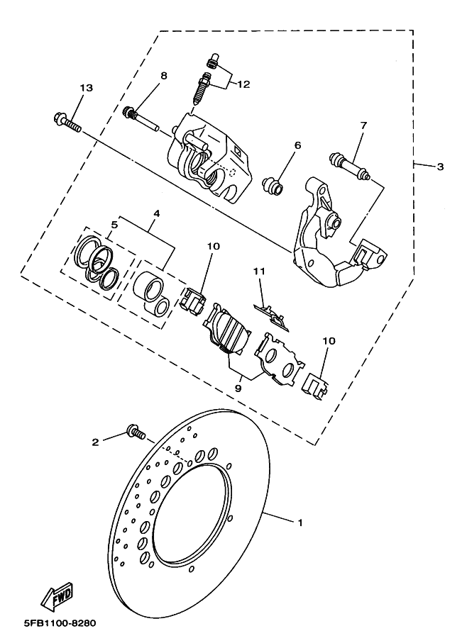 Front Brake Caliper