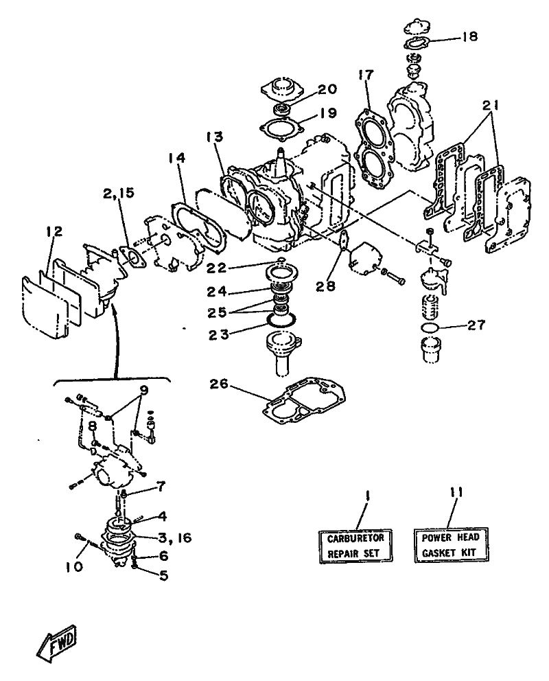 650-24431-00-00 Gasket, Fuel Pump 1 Yamaha | YoshiParts