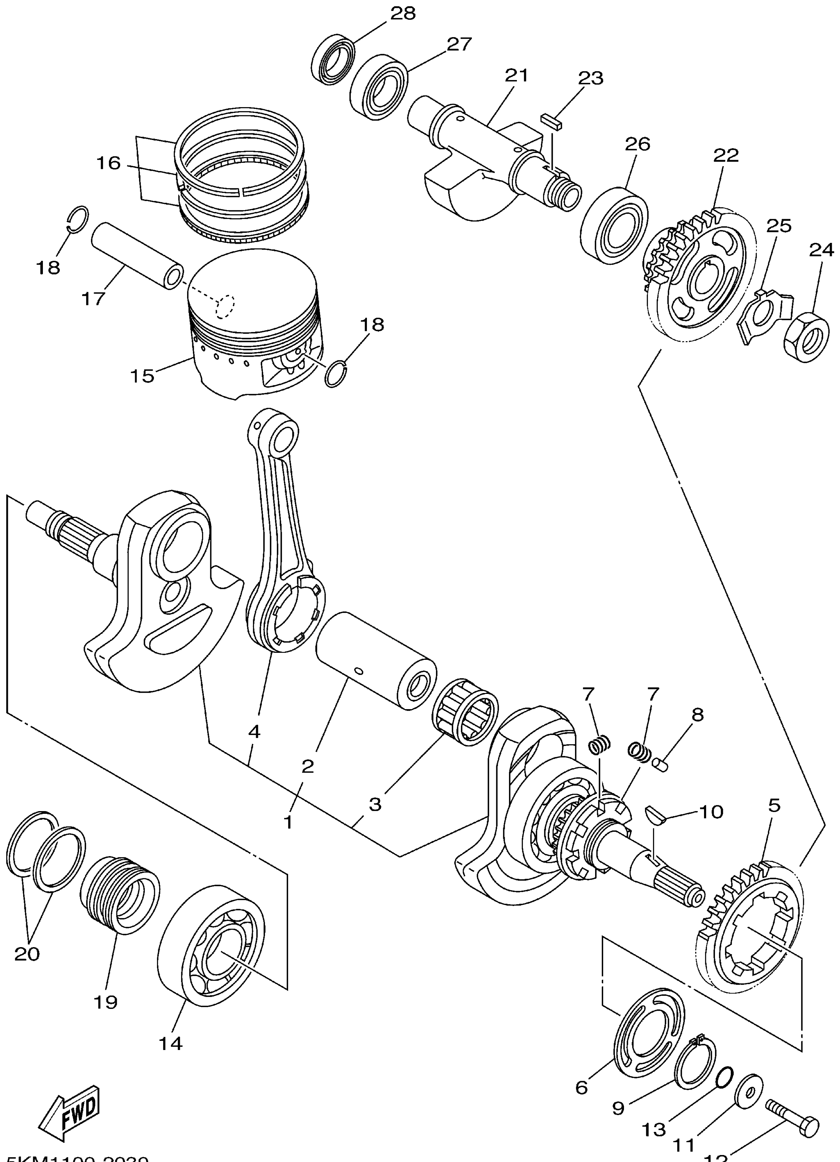 Crankshaft Piston