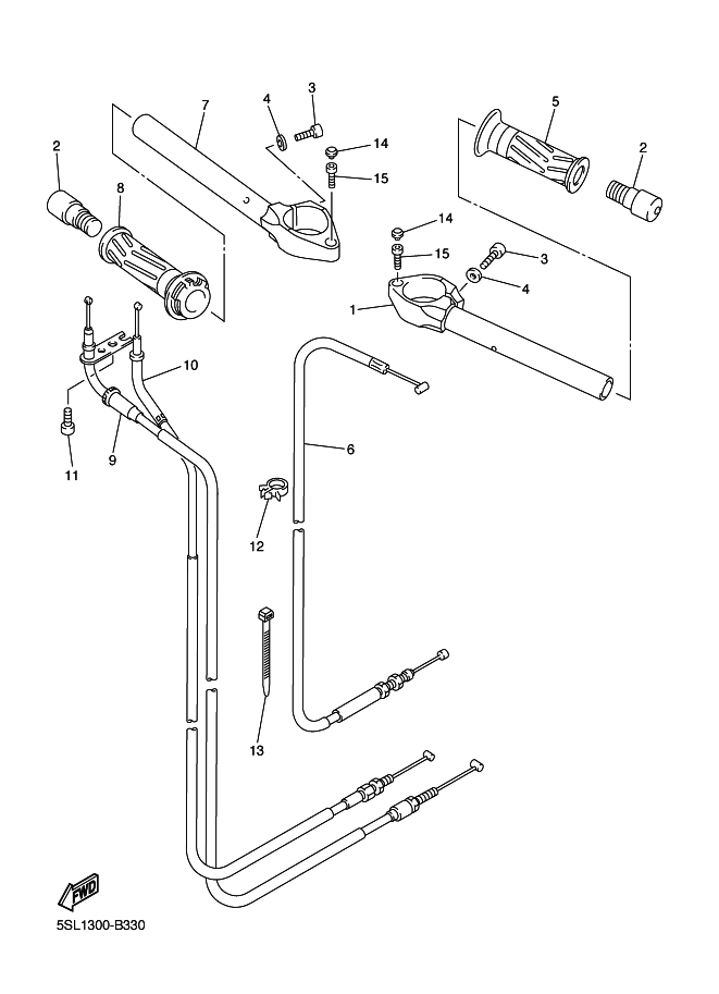 Steering Handle & Cable