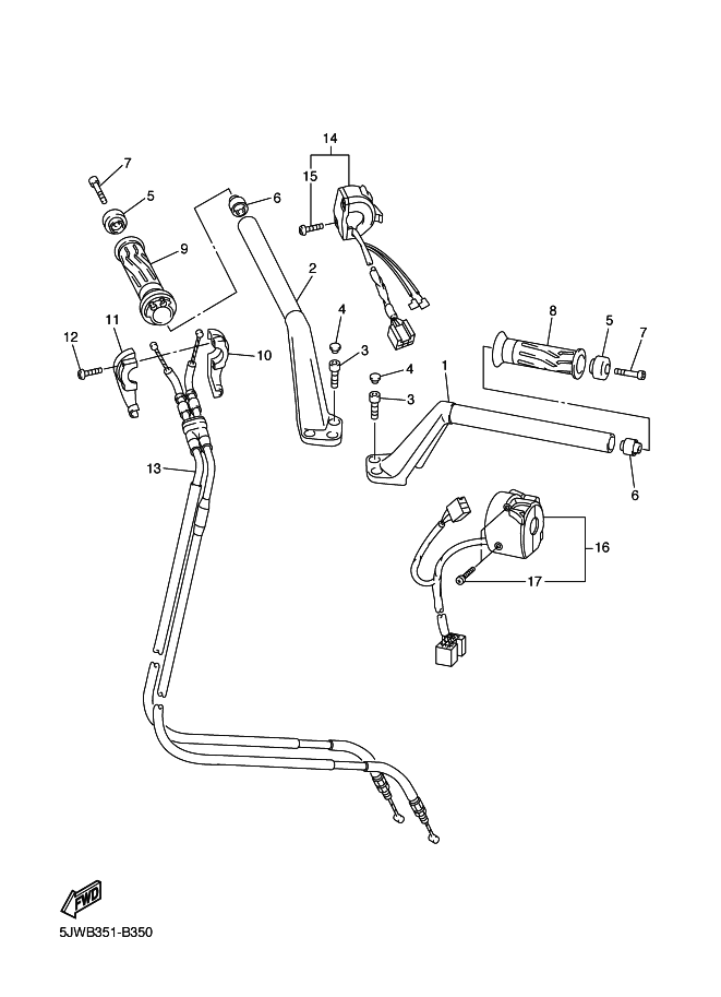 Steering Handle & Cable