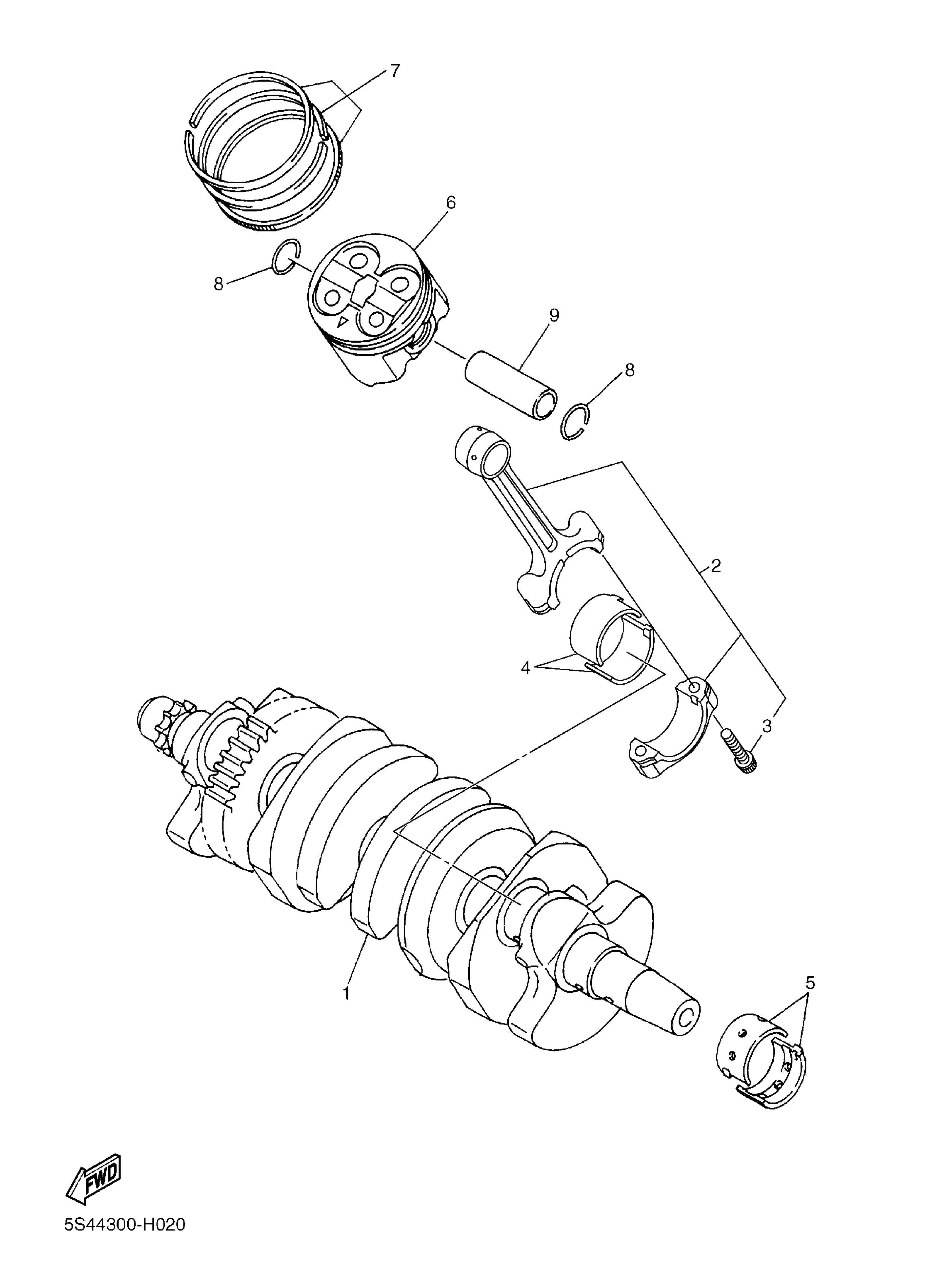 Crankshaft Piston