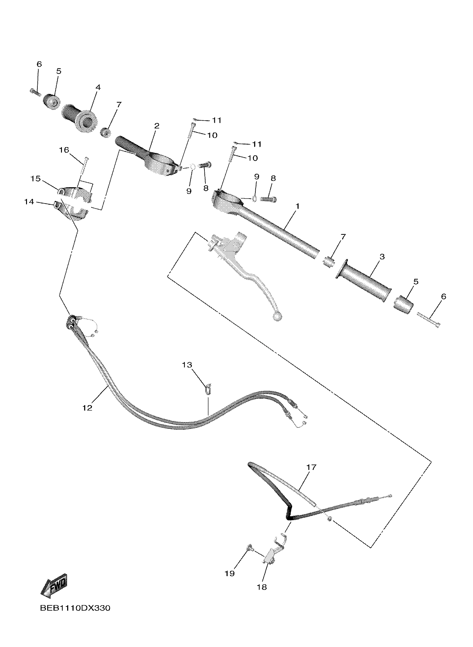 Steering Handle & Cable