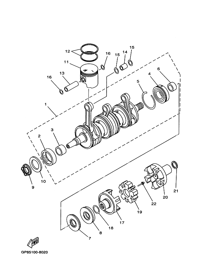 Crankshaft Piston