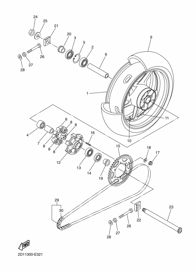 Rear Wheel