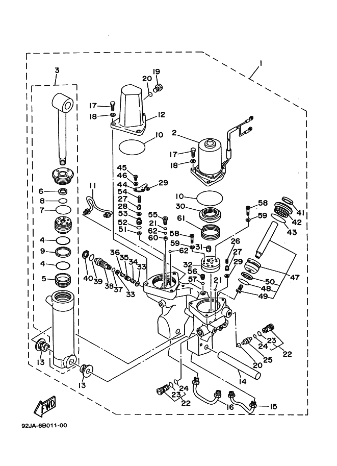 Power Trim Tilt Assembly