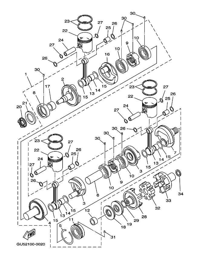 Crankshaft Piston
