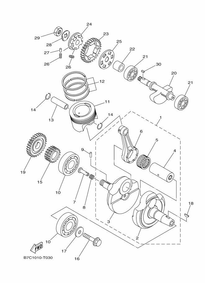 Crank Shaft Piston