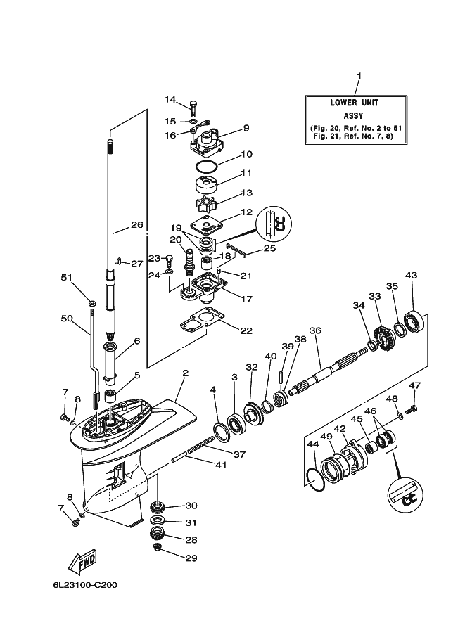 Lower Casing & Drive