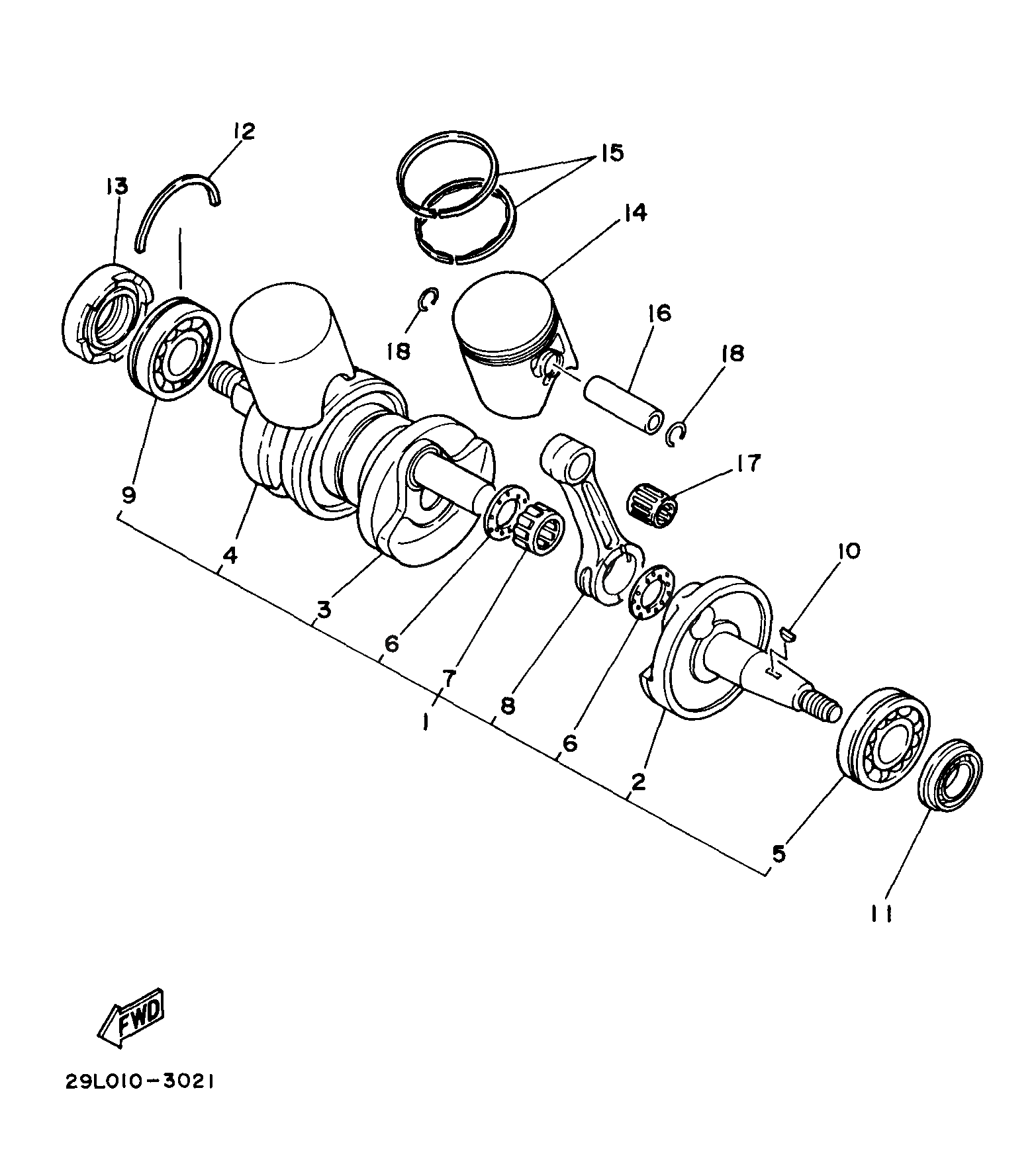 Crankshaft Piston