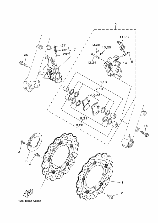 Front Brake Caliper