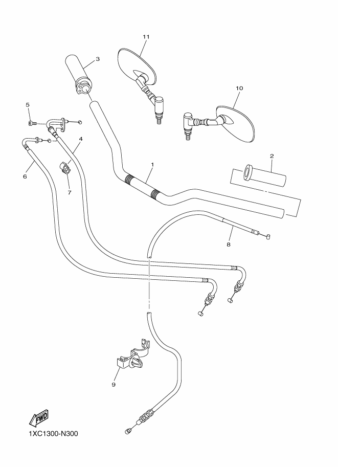 Steering Handle & Cable