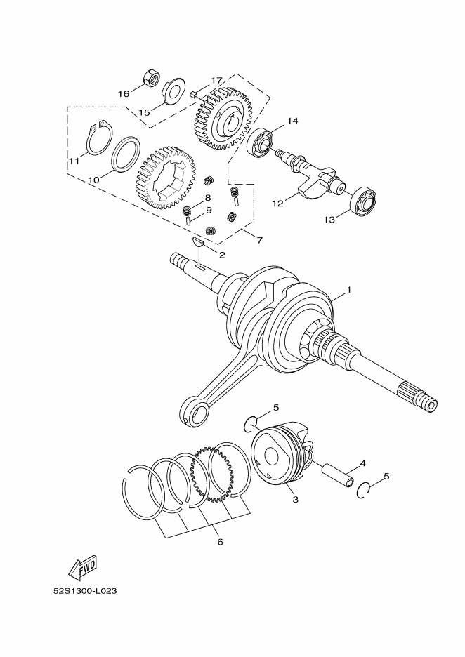 Crank Shaft Piston