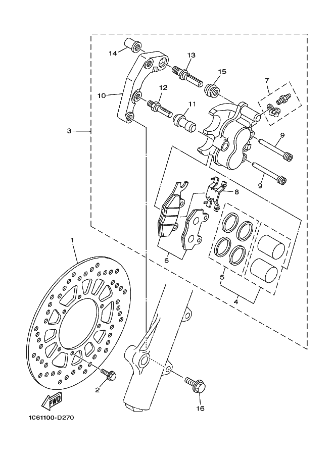 Front Brake Caliper