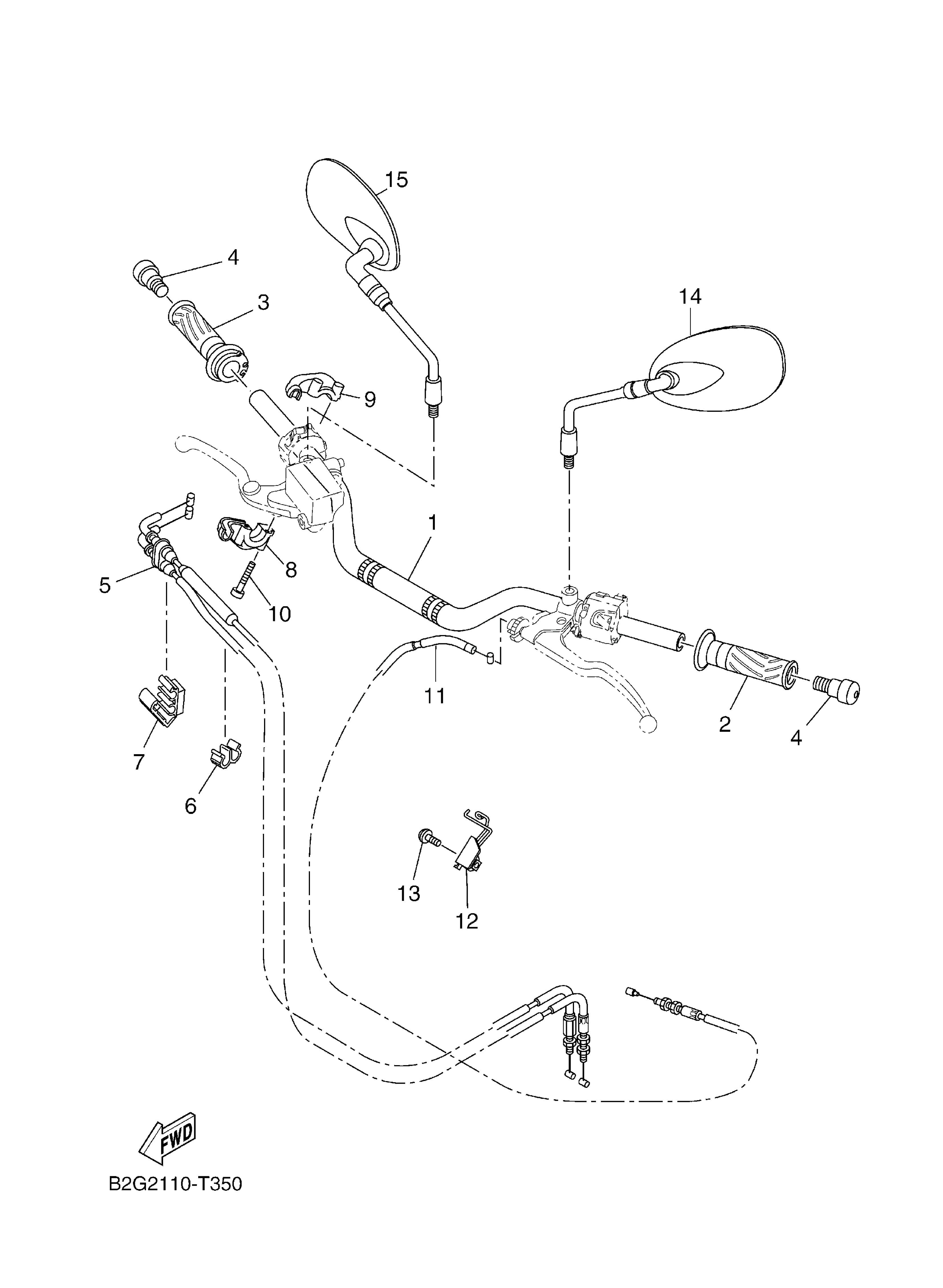 Steering Handle & Cable