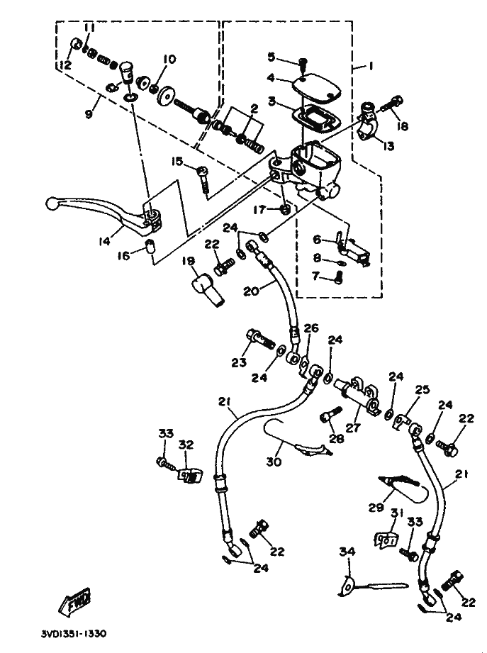 Master Cylinder Front