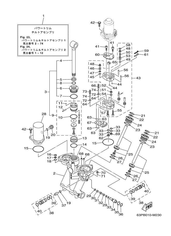Power Trim & Tilt Assembly