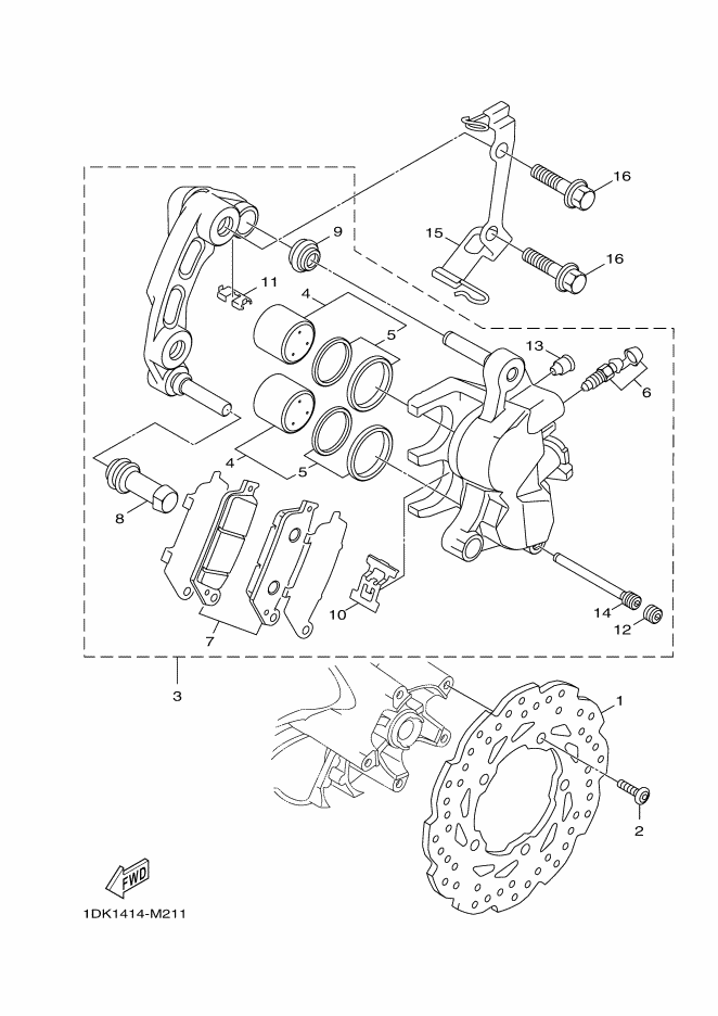 Front Brake Caliper