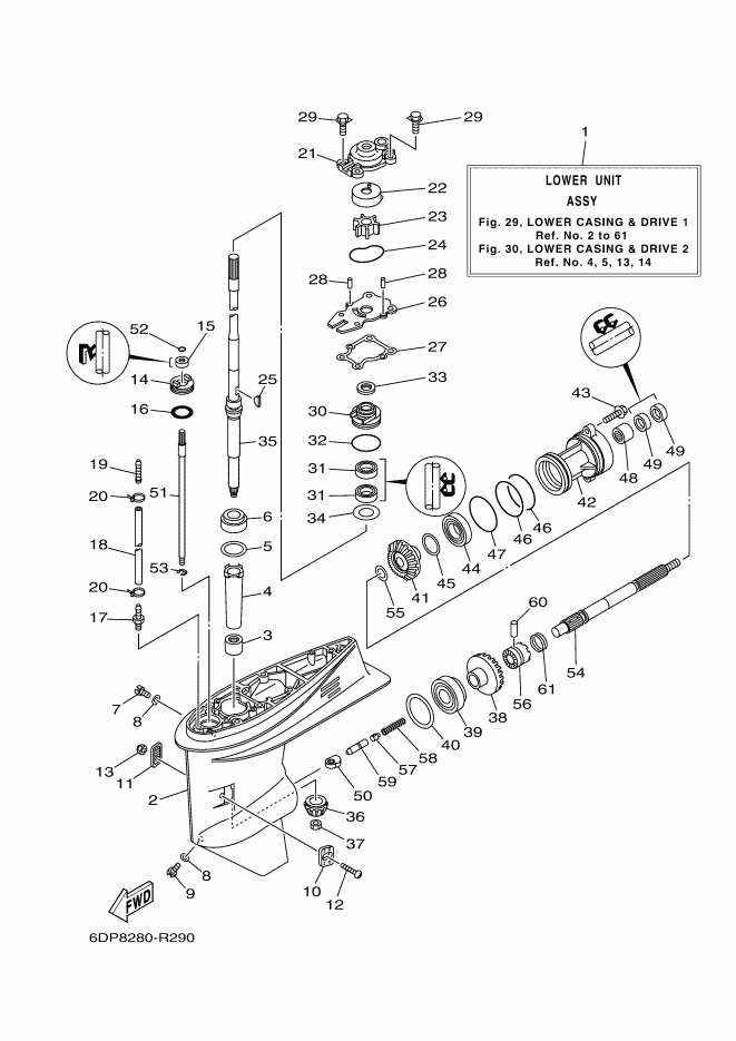 Lower Casing & Drive