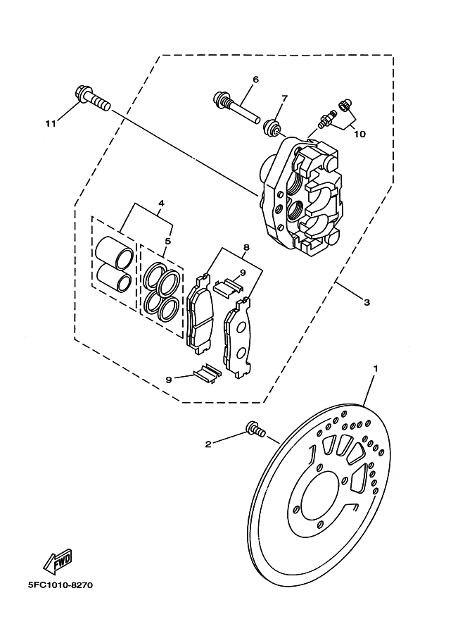 Front Brake Caliper