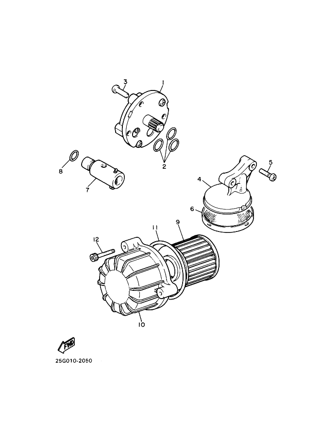 Oil Pump. Oil Cleaner