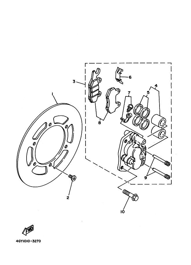 Front Brake Caliper