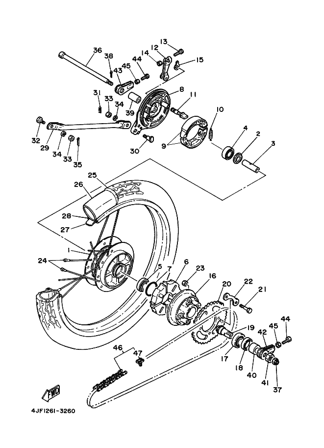 5H5-25389-00-00 Puller, Chain 2 Yamaha | YoshiParts