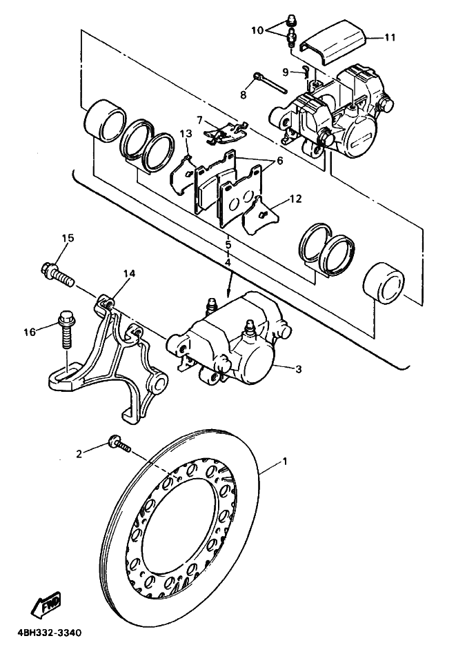 31A-W0047-00-00 Caliper Seal Kit Yamaha | YoshiParts