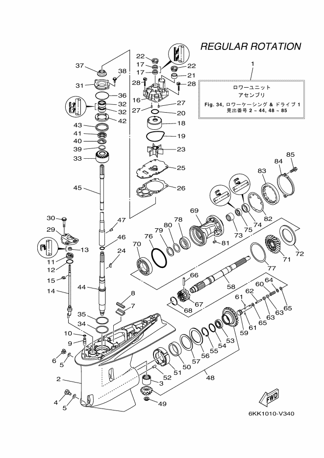 Lower Casing & Drive