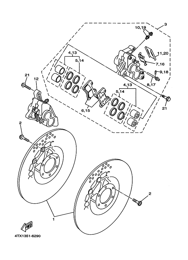Front Brake Caliper