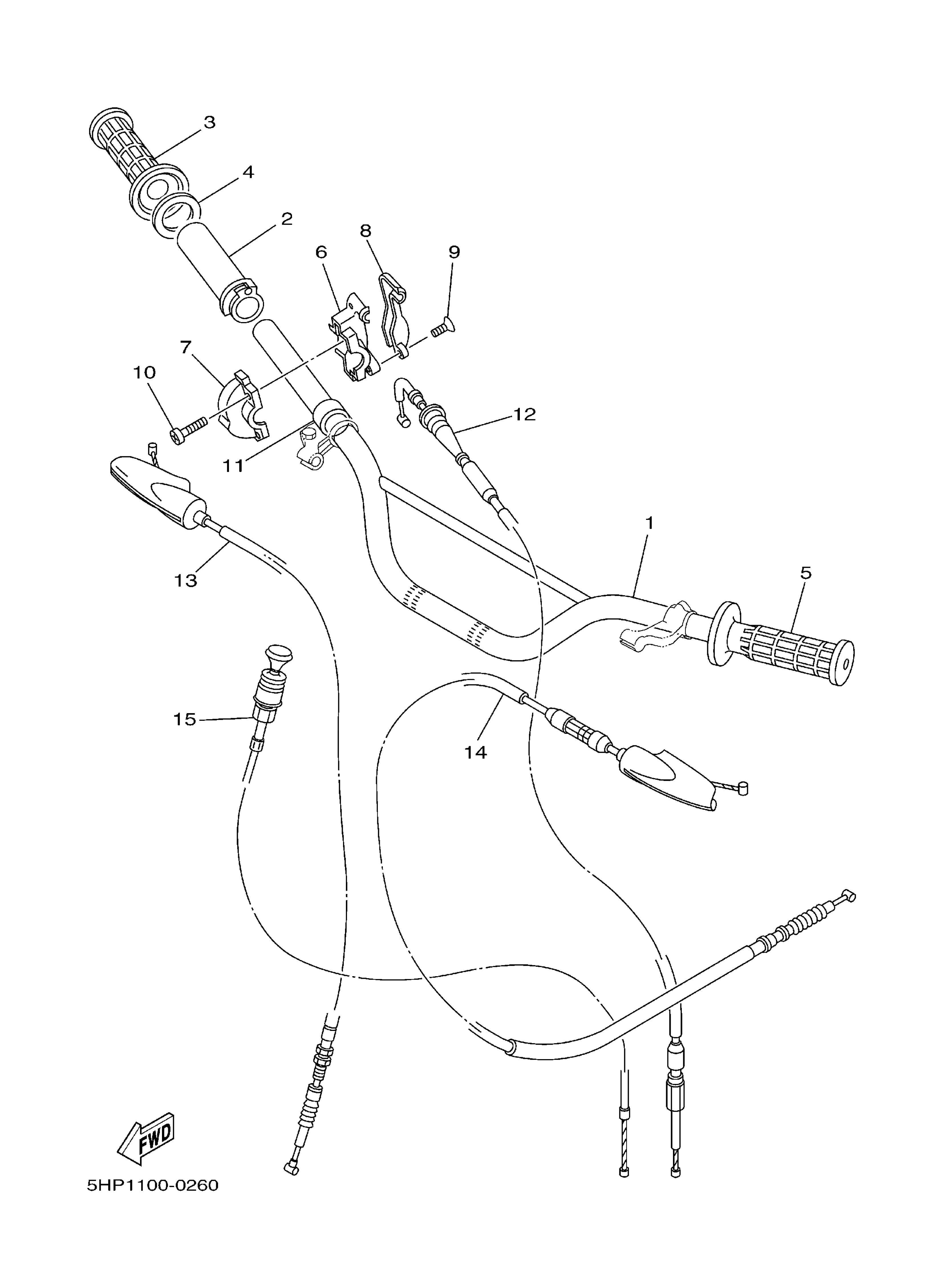 Steering Handle Cable