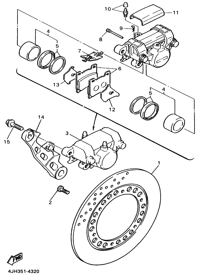 Rear Brake Caliper