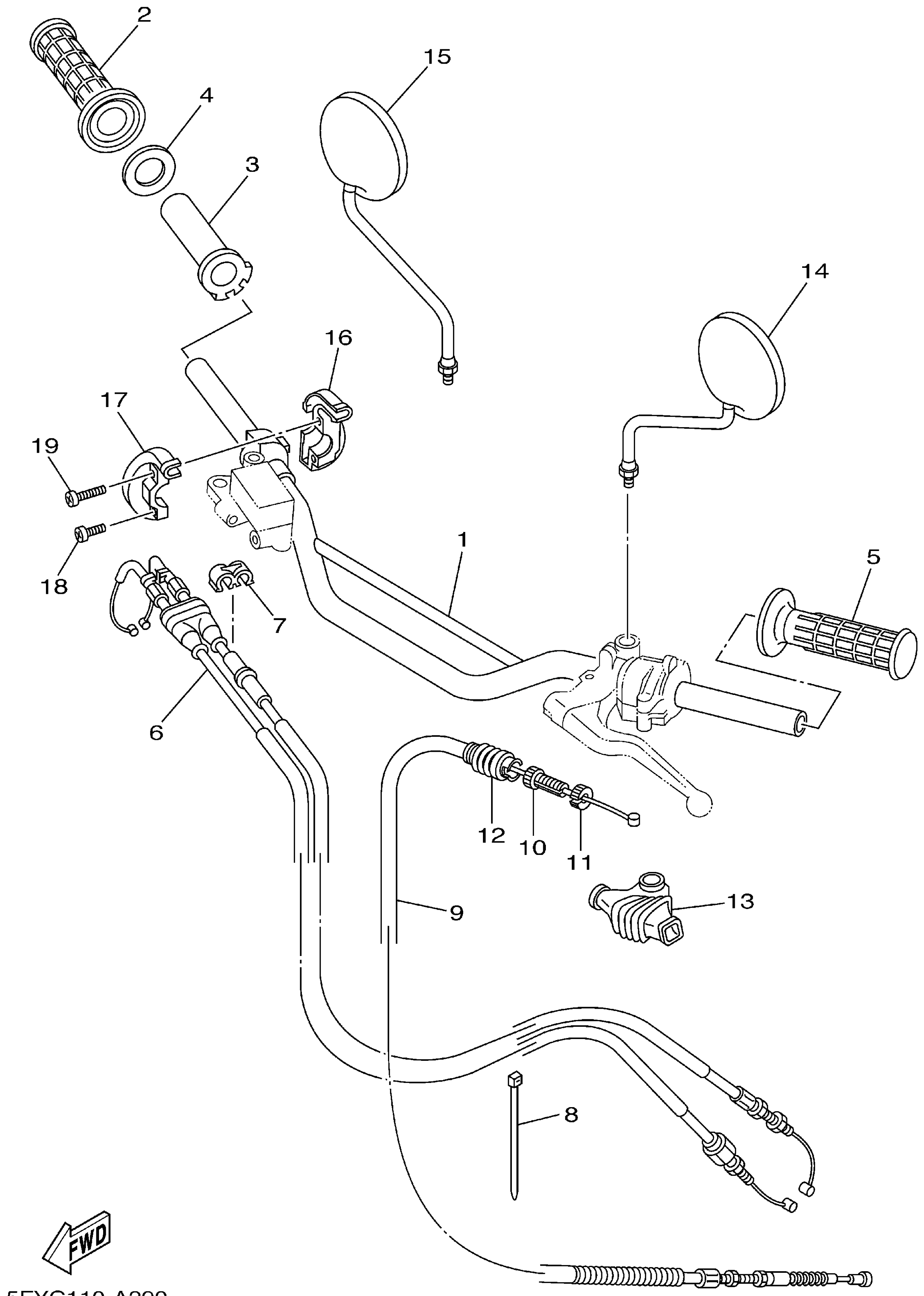 Steering Handle Cable