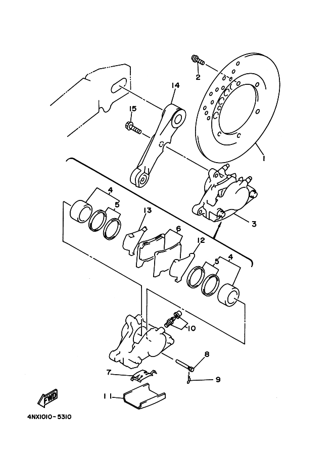 Rear Brake Caliper
